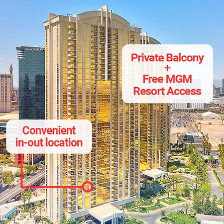 Lady Luck'S Vista - Private Balcony - Full Kitchen - Two Full Baths - Jetted Tub - Full Mgm Grand Resort Access W No Resort Fee At Mgm Signature Las Vegas Eksteriør billede